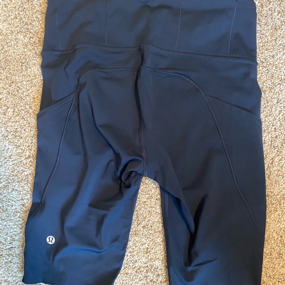 Lulu navy bike shorts